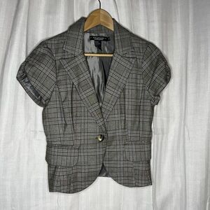 Vintage Y2K Rampage‎ Vest Puff Cap Sleeves Blazer Small
